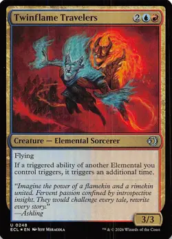 Twinflame Travelers Foil 248 Lorwyn Eclipsed Magic the Gathering - Image 1