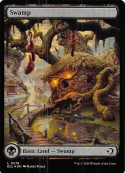 Swamp Foil 276 Lorwyn Eclipsed Magic the Gathering - Image 1