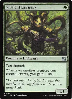 Virulent Emissary 202 Lorwyn Eclipsed Magic the Gathering - Image 1