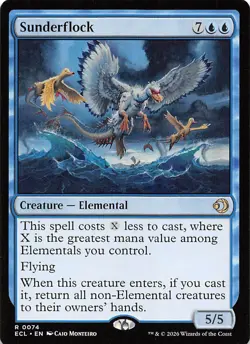 Sunderflock 74 Lorwyn Eclipsed Magic the Gathering - Image 1