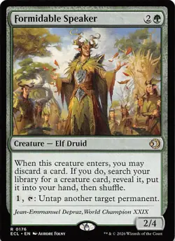 Formidable Speaker 176 Lorwyn Eclipsed Magic the Gathering - Image 1