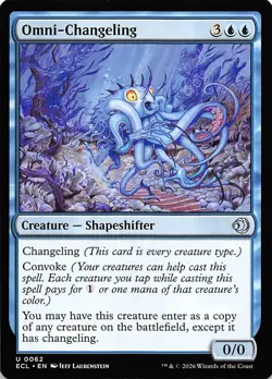 Omni Changeling 62 Lorwyn Eclipsed Magic the Gathering - Image 1