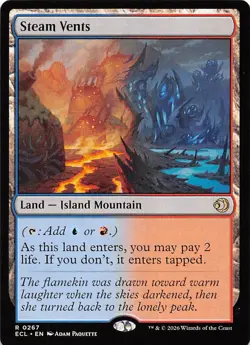 Steam Vents 267 Lorwyn Eclipsed Magic the Gathering - Image 1