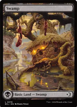Swamp 276 Lorwyn Eclipsed Magic the Gathering - Image 1