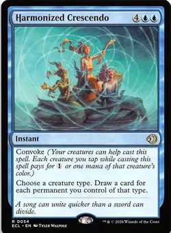 Harmonized Crescendo 54 Lorwyn Eclipsed Magic the Gathering - Image 1