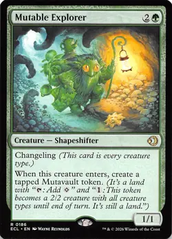 Mutable Explorer 186 Lorwyn Eclipsed Magic the Gathering - Image 1