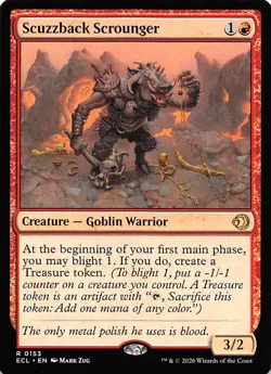 Scuzzback Scrounger 153 Lorwyn Eclipsed Magic the Gathering - Image 1