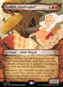 Goliath Daydreamer Showcase 316 Lorwyn Eclipsed Magic the Gathering - Image 1