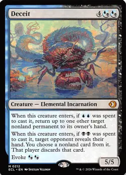 Deceit 212 Lorwyn Eclipsed Magic the Gathering - Image 1