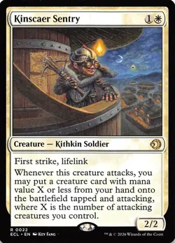 Kinscaer Sentry 22 Lorwyn Eclipsed Magic the Gathering - Image 1