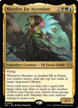 Maralen, Fae Ascendant 233 Lorwyn Eclipsed Magic the Gathering - Image 1