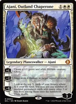 Ajani Outland Chaperone 4 Lorwyn Eclipsed Magic the Gathering - Image 1