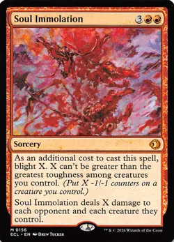 Soul Immolation 156 Lorwyn Eclipsed Magic the Gathering - Image 1