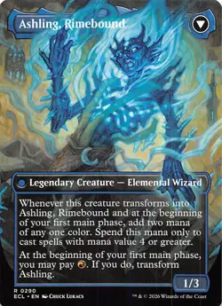 Ashling Rekindled Borderless 290 Lorwyn Eclipsed Magic the Gathering - Image 2