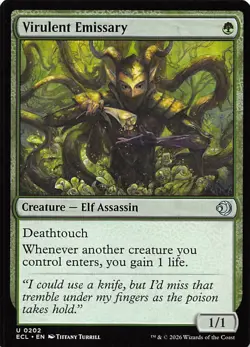 Virulent Emissary 202 Lorwyn Eclipsed Magic the Gathering - Image 1