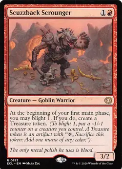 Scuzzback Scrounger 153 Lorwyn Eclipsed Magic the Gathering - Image 1