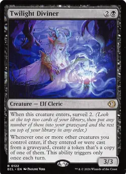Twilight Diviner 122 Lorwyn Eclipsed Magic the Gathering - Image 1