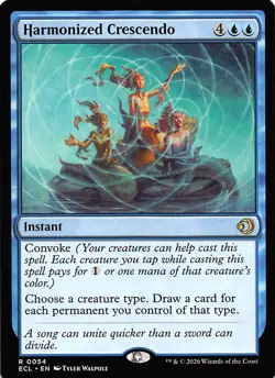 Harmonized Crescendo 54 Lorwyn Eclipsed Magic the Gathering - Image 1
