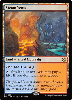 Steam Vents 267 Lorwyn Eclipsed Magic the Gathering - Image 1