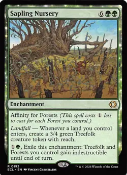 Sapling Nursery 192 Lorwyn Eclipsed Magic the Gathering - Image 1