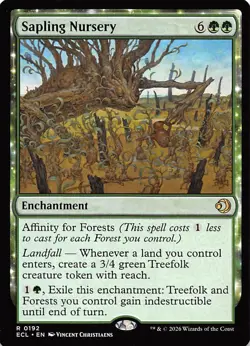 Sapling Nursery 192 Lorwyn Eclipsed Magic the Gathering - Image 1