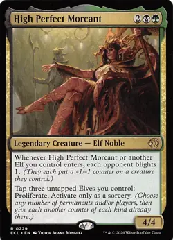 High Perfect Morcant 229 Lorwyn Eclipsed Magic the Gathering - Image 1