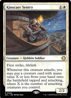 Kinscaer Sentry 22 Lorwyn Eclipsed Magic the Gathering - Image 1