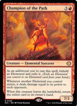 Champion of the Path 130 Lorwyn Eclipsed Magic the Gathering - Image 1