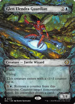 Glen Elendra Guardian Showcase 305 Lorwyn Eclipsed Magic the Gathering - Image 1