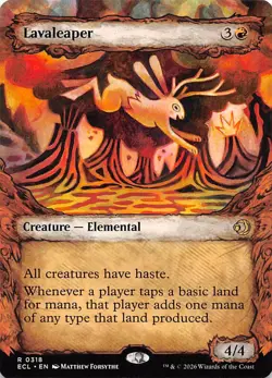 Lavaleaper Showcase 318 Lorwyn Eclipsed Magic the Gathering - Image 1