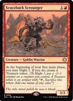 Scuzzback Scrounger 153 Lorwyn Eclipsed Magic the Gathering - Image 1
