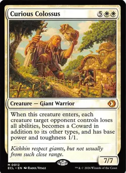 Curious Colossus 12 Lorwyn Eclipsed Magic the Gathering - Image 1