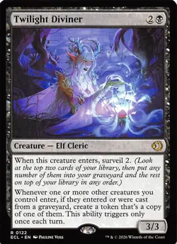 Twilight Diviner 122 Lorwyn Eclipsed Magic the Gathering - Image 1