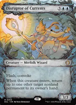 Disruptor of Currents Showcase 303 Lorwyn Eclipsed Magic the Gathering - Image 1