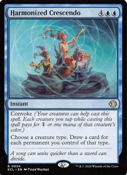 Harmonized Crescendo 54 Lorwyn Eclipsed Magic the Gathering - Image 1