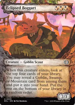 Eclipsed Boggart Showcase 335 Lorwyn Eclipsed Magic the Gathering - Image 1