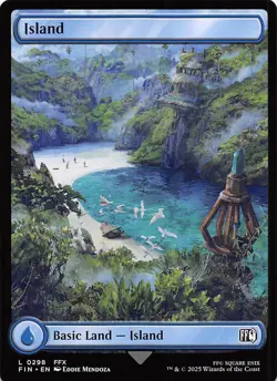 Island 298 Final Fantasy Magic the Gathering - Image 1