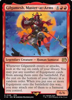 Gilgamesh Master at Arms 139 Final Fantasy Magic the Gathering - Image 1