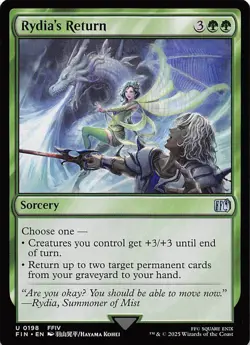 Rydia's Return 198 Final Fantasy Magic the Gathering - Image 1