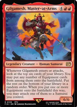 Gilgamesh Master at Arms 139 Final Fantasy Magic the Gathering - Image 1
