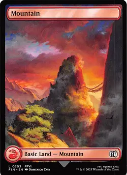 Mountain 303 Final Fantasy Magic the Gathering - Image 1