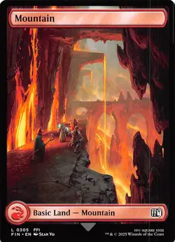 Mountain 305 Final Fantasy Magic the Gathering - Image 1
