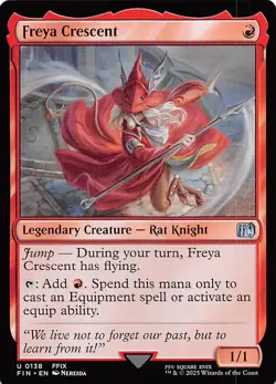 Freya Crescent 138 Final Fantasy Magic the Gathering - Image 1