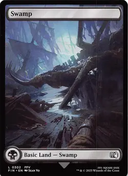 Swamp 302 Final Fantasy Magic the Gathering - Image 1