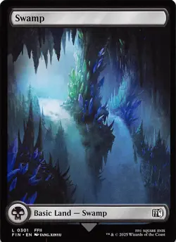 Swamp 301 Final Fantasy Magic the Gathering - Image 1