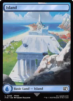 Island 299 Final Fantasy Magic the Gathering - Image 1