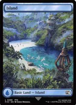 Island 298 Final Fantasy Magic the Gathering - Image 1