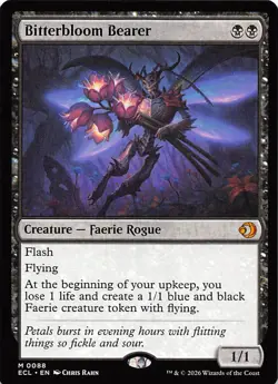 Bitterbloom Bearer 88 Lorwyn Eclipsed Magic the Gathering - Image 1