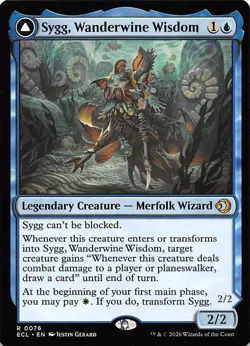 Sygg Wanderwine Wisdom 76 Lorwyn Eclipsed Magic the Gathering - Image 1