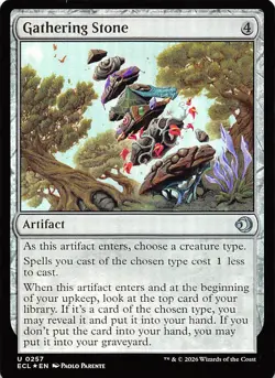 Gathering Stone Foil 257 Lorwyn Eclipsed Magic the Gathering - Image 1